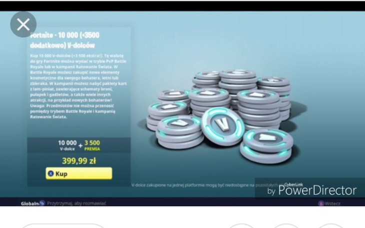 Zbiórka Na v-dolce do gry Fortnite. - zdjęcie główne