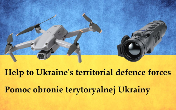 Zbiórka Pomoc obronie terytoryalnej. - zdjęcie główne