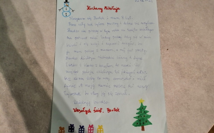 Zbiórka Marzenie Bartka na Święta - zdjęcie główne