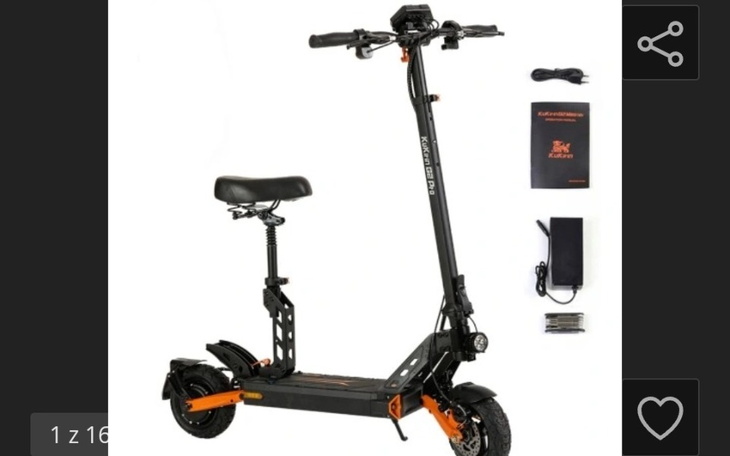 Zbiórka Na hulajnoge elektryczną kukirin - zdjęcie główne