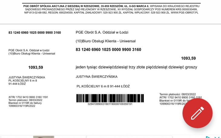 Zbiórka Oplata za prąd - zdjęcie główne