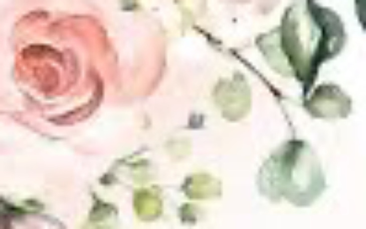 Delikatny wzór kwiatowy w pastelowych kolorach.