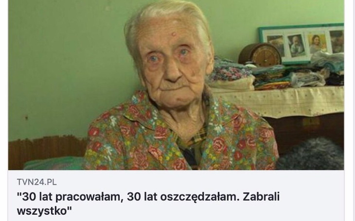 Zbiórka Zabrali Pani Ewie wszystko! - zdjęcie główne