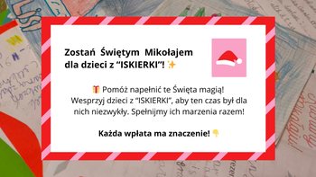 Zbiórka Święta dla dzieci z ISKIERKI✨🎄 - miniaturka zdjęcia