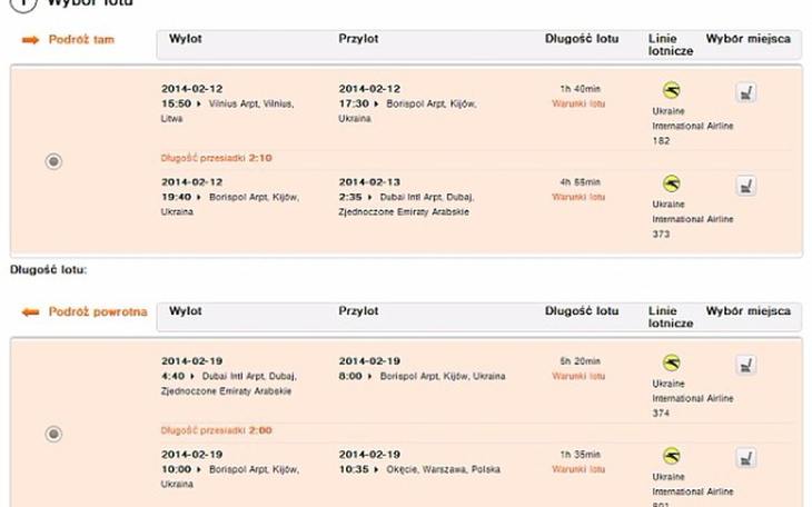 Zbiórka wylot do dubaju - zdjęcie główne