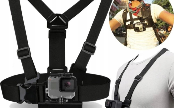 Zbiórka go pro kamera i szelki - zdjęcie główne