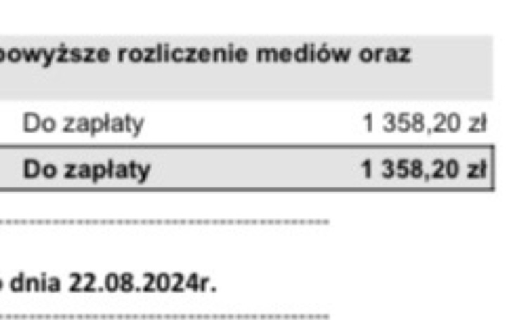 Zbiórka Na spłatę czynszu i rachunków - zdjęcie główne