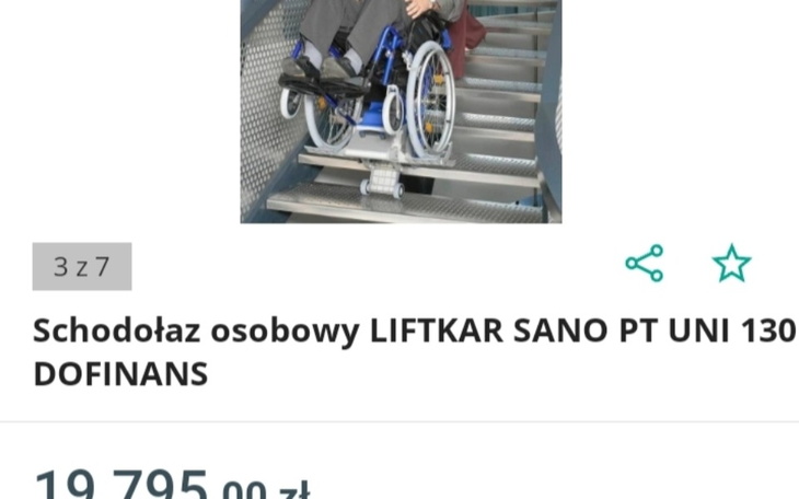 Zbiórka Profesjonalny schodolaz dla Mich - zdjęcie główne