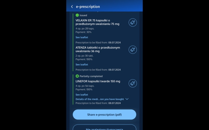 Zbiórka Leki i jedzenie c - zdjęcie główne
