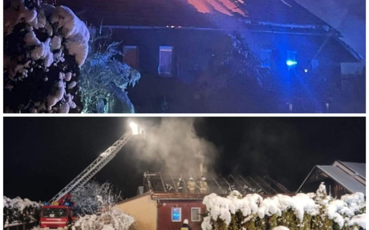 Zbiórka Spłonął dom w Marcyporębie. - zdjęcie główne