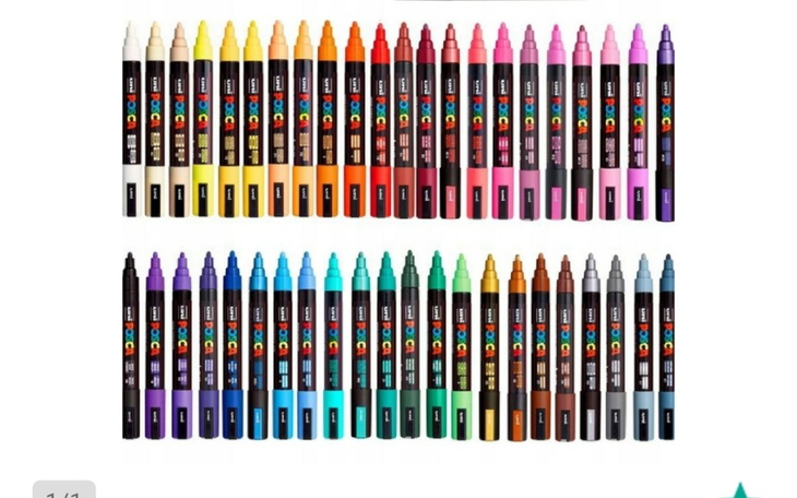 Zbiórka Zbiórka na markery uni posca - zdjęcie główne