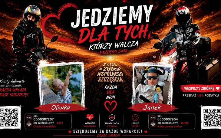 Społeczna akcja: plakaty i podziękowanie za wsparcie.