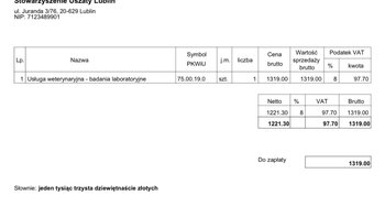 Zbiórka Badania laboratoryjne - miniaturka zdjęcia
