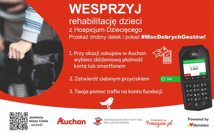 Zbiórka Pomóż Dzieciom z Hospicjum - zdjęcie główne