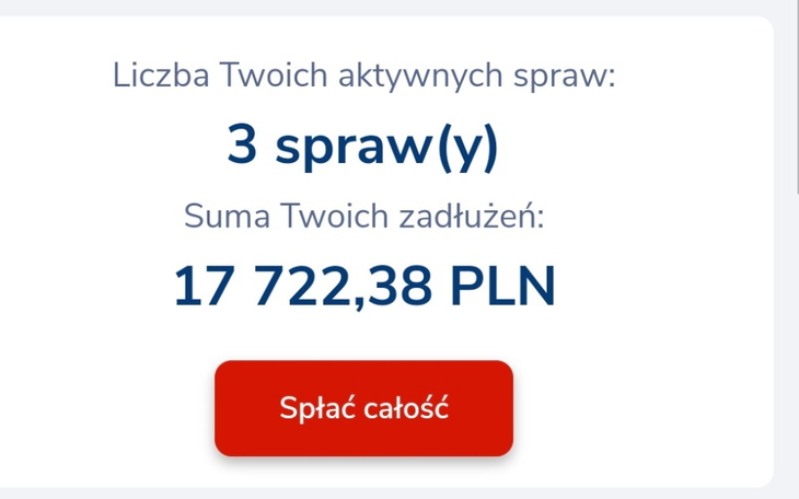 Zbiórka Komornik długi sądy proszę o pom - zdjęcie główne