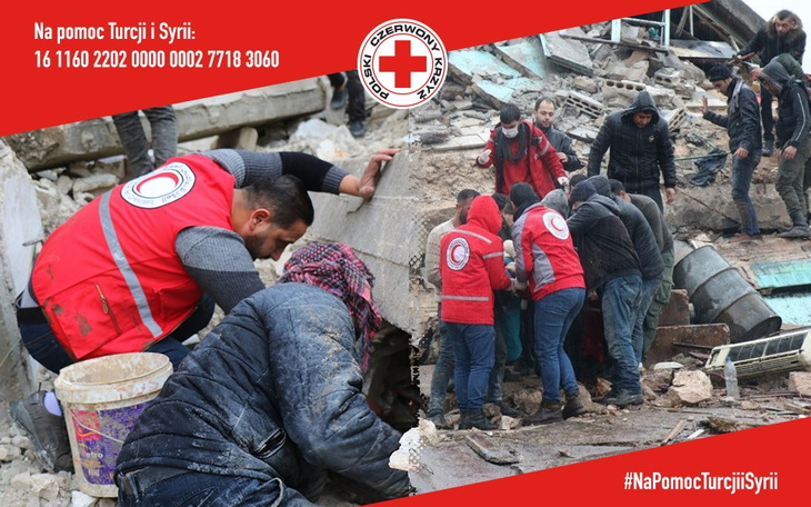 Zbiórka PCK - na pomoc Turcji i Syrii - zdjęcie główne