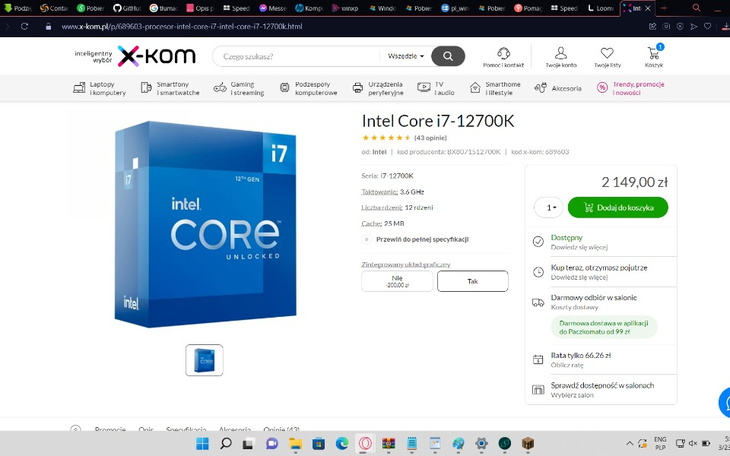 Zbiórka na procesor 17 12700k - zdjęcie główne