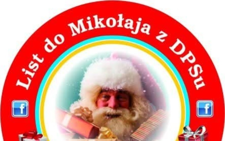 List do Mikołaja z DPSu, z prezentami i świątecznym klimatem.