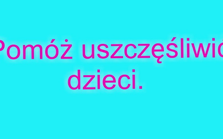 Zbiórka Pomóż uszczęśliwić dzieci. - zdjęcie główne