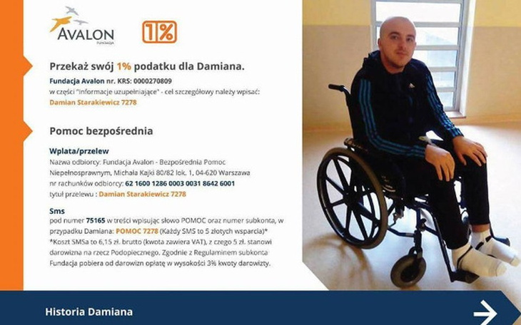Zbiórka Pomóżmy Damianowi stanąć na nogi - zdjęcie główne