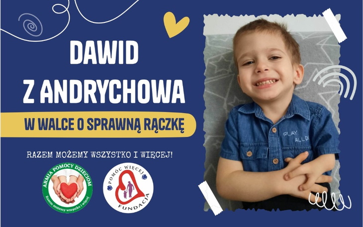 Zbiórka Na pomoc Dawidowi z Andrychowa - zdjęcie główne