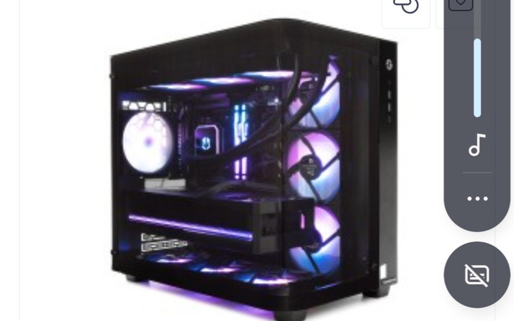 Nowoczesna obudowa komputera z podświetleniem LED w kolorach.