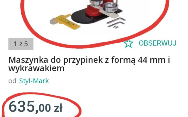 Zbiórka Maszyna do przypinek - zdjęcie główne