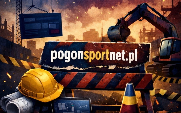 Grafika związana z budową, z narzędziami i sprzętem budowlanym.