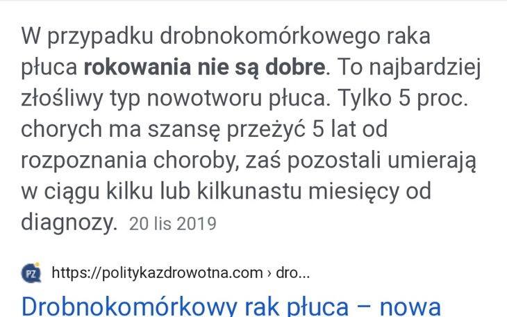 Zbiórka Walka z rakiem płuc . - zdjęcie główne