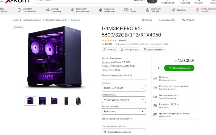 Zbiórka moj wymarzony komputer. - zdjęcie główne