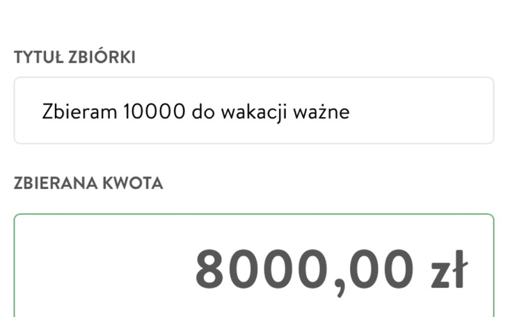 Zbiórka Zbieram 10000 do wakacji ważne - zdjęcie główne