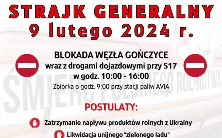 Zbiórka Protest rolników Gończyce - zdjęcie główne