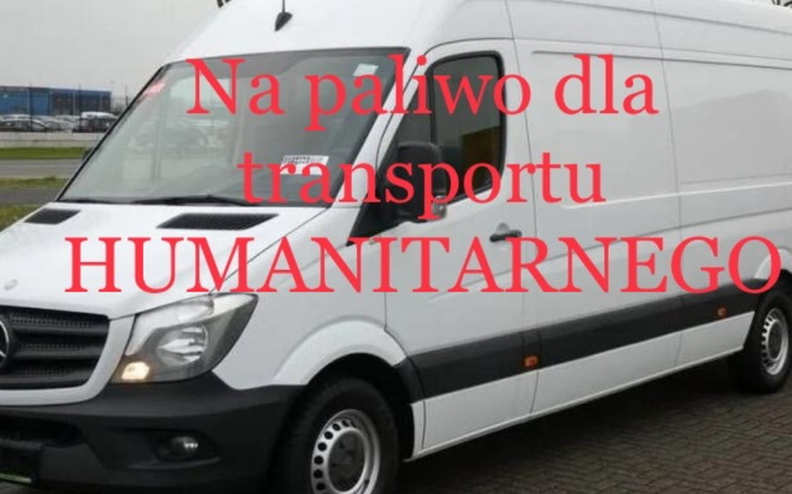 Zbiórka Paliwo transporty humanitarnego - zdjęcie główne