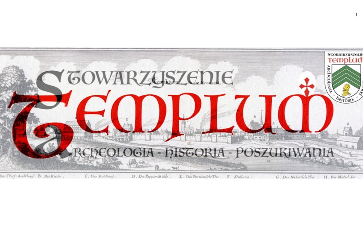 Logo Stowarzyszenia Templum, z elementami historycznymi.