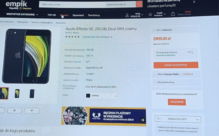 Zbiórka Iphone SE zbieram - zdjęcie główne