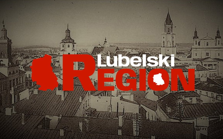 Widok na Lubelski Region z charakterystycznymi budynkami.
