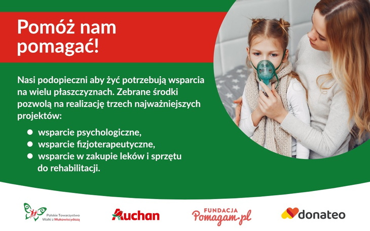 Zbiórka Na pomoc w walce z mukowiscydozą - zdjęcie główne