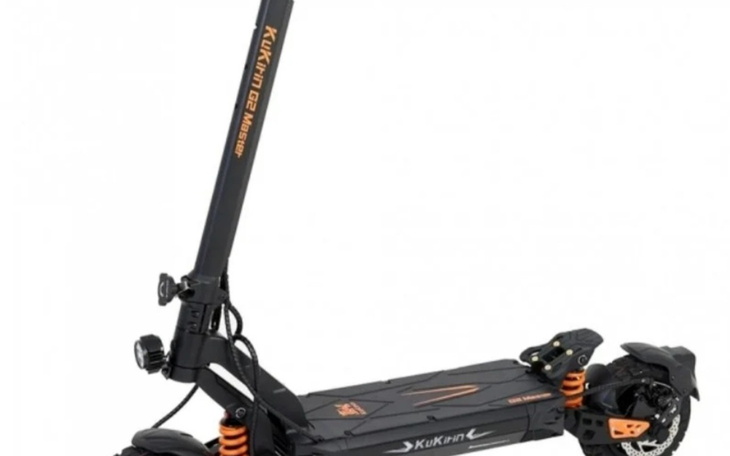 Nowoczesna hulajnoga elektryczna Kukin, gotowa do jazdy.