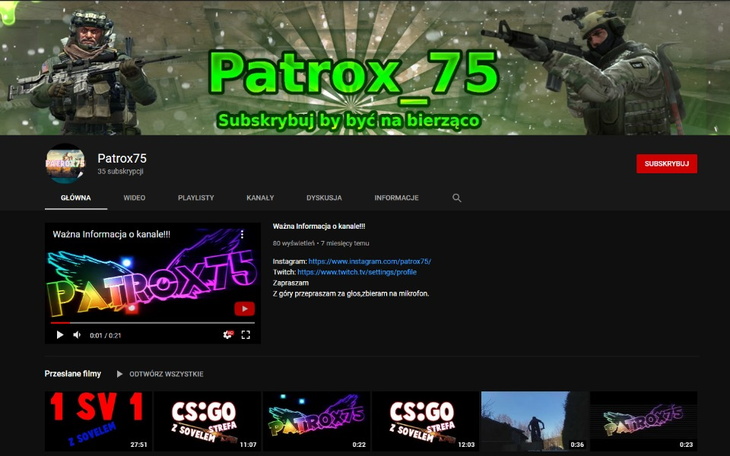 Zbiórka Na spełnienie marzeń Patrox75 - zdjęcie główne