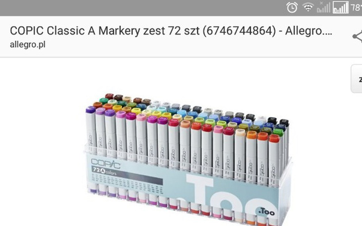 Zbiórka Copic markery - zdjęcie główne