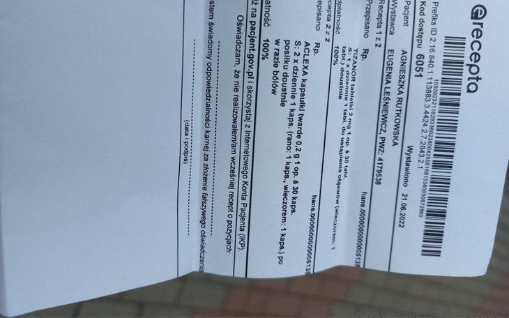 Zbiórka Na wykup leków i kupno jedzenia - zdjęcie główne