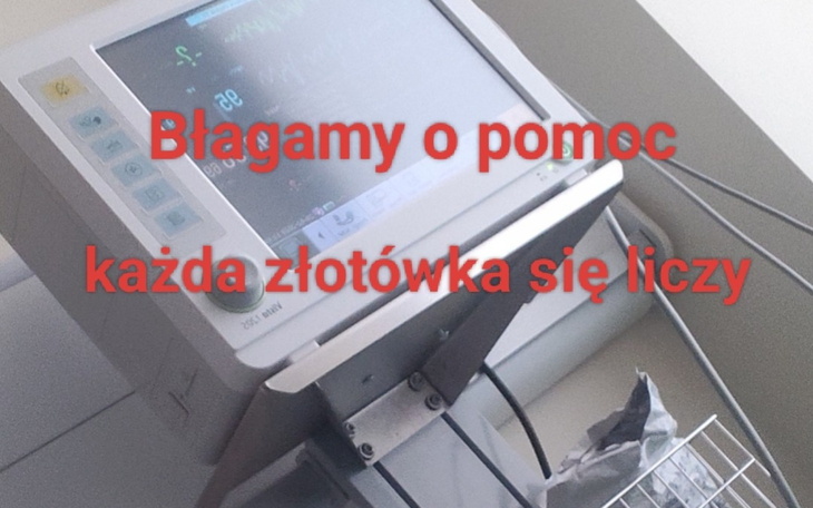 Prośba o pomoc finansową dla potrzebującego pacjenta.