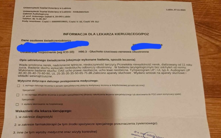 Zbiórka Zakup aparatu słuchowego dla Syn - zdjęcie główne