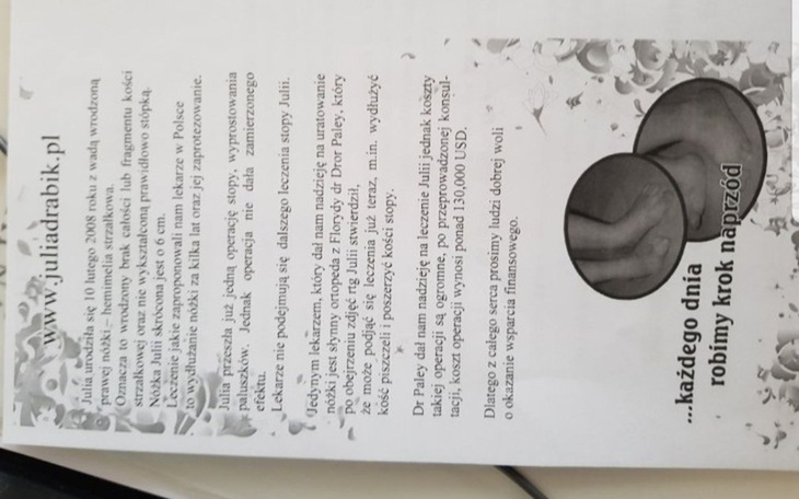 Zbiórka Niesiemy pomoc dla Julii - zdjęcie główne