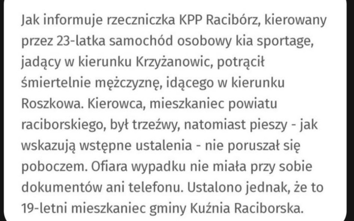 Zbiórka Pokrycie kosztów pogrzebu. - zdjęcie główne