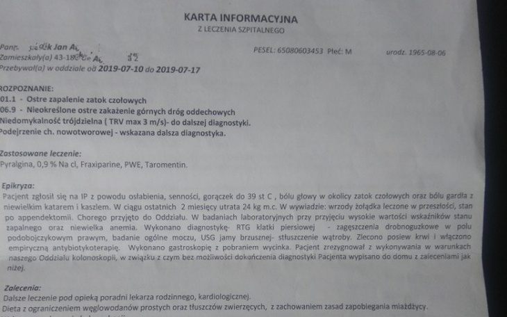 Zbiórka Pomóż zdiagnozować CHOROBĘ - zdjęcie główne
