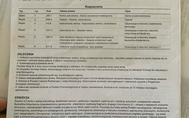 Zbiórka Na terapię, turnus reha. i leki - zdjęcie główne