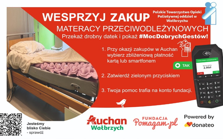 Zbiórka Materace przeciwodleżynowe, - zdjęcie główne