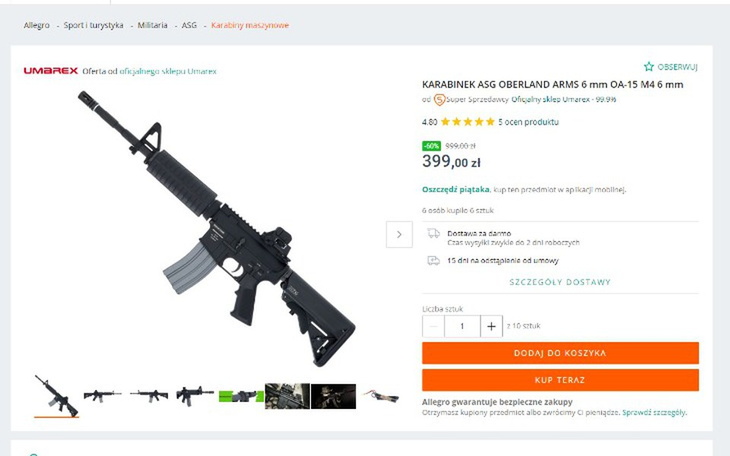 Zbiórka na karabin ASG- hobby - zdjęcie główne