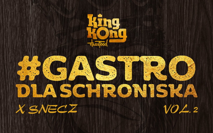 Plakat promujący wydarzenie gastronomiczne.